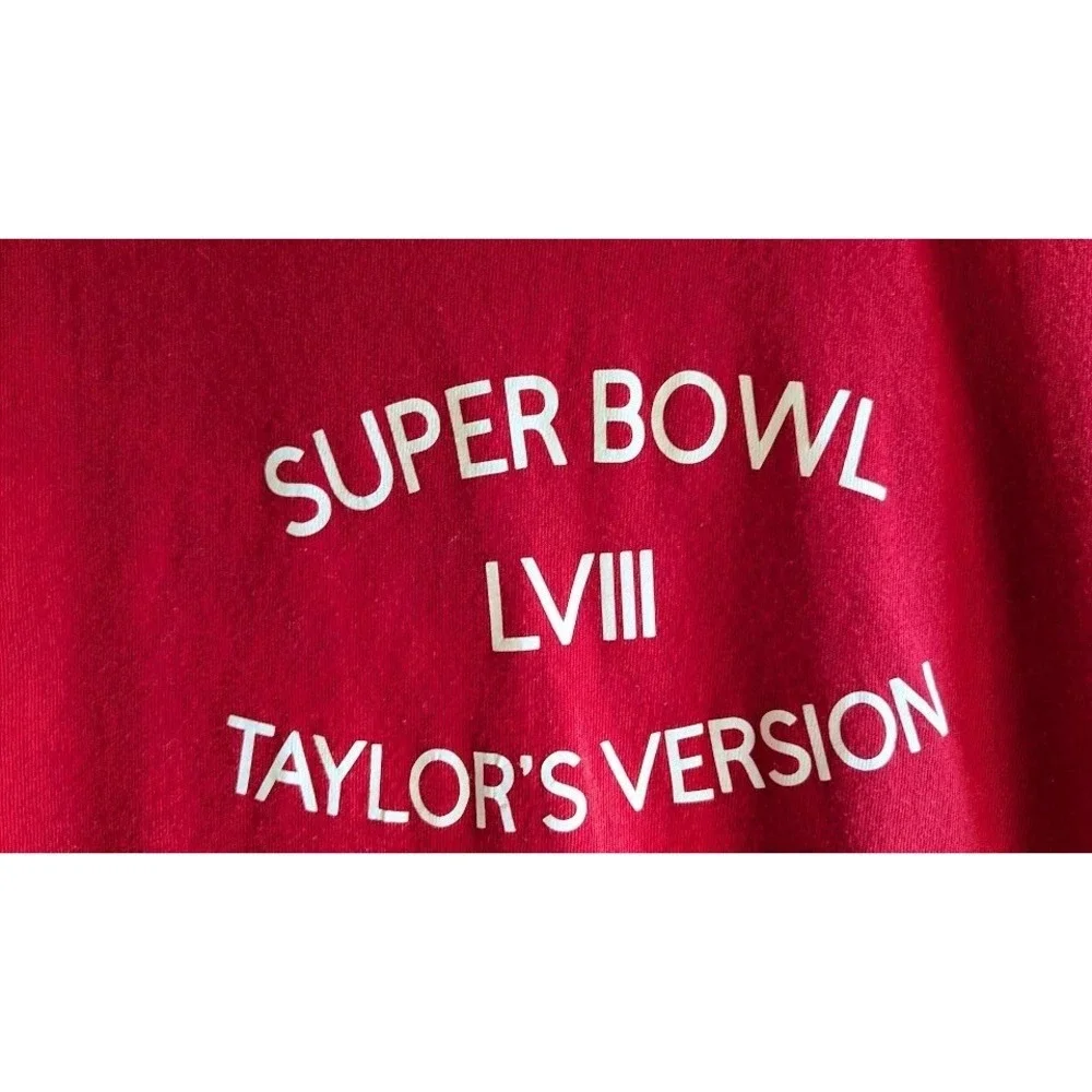 Taylor Swift Tank Top L 11-13 Swiftie Super Bowl Boyfriend Recycled Sustainable